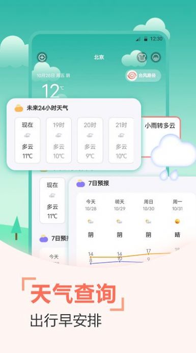 天气预报穿衣指南截图1